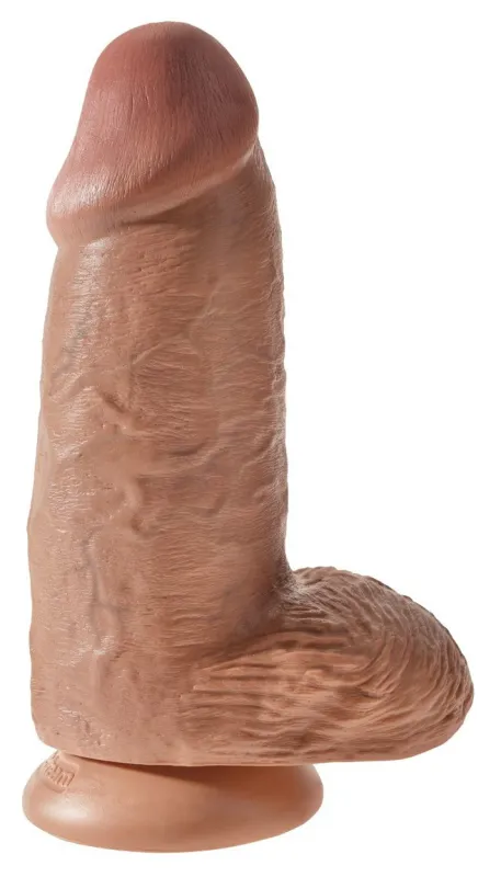 Gode CHUBBY King Cock 18 x 7.6cm Beur