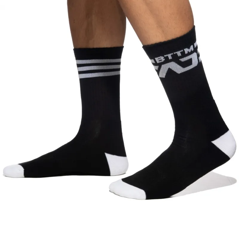 Chaussettes AD BTTM Noir-Blanc