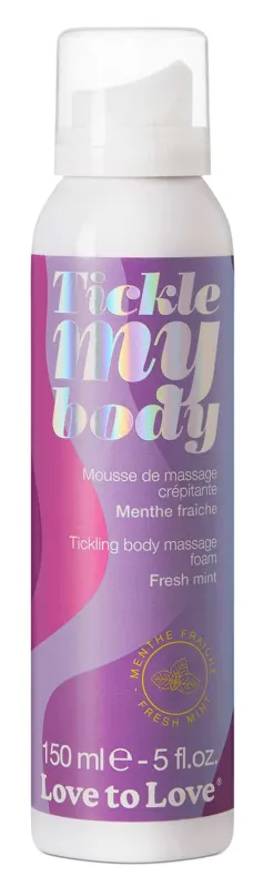 Mousse de massage crépitante TICKLE MY BODY Menthe 150ml