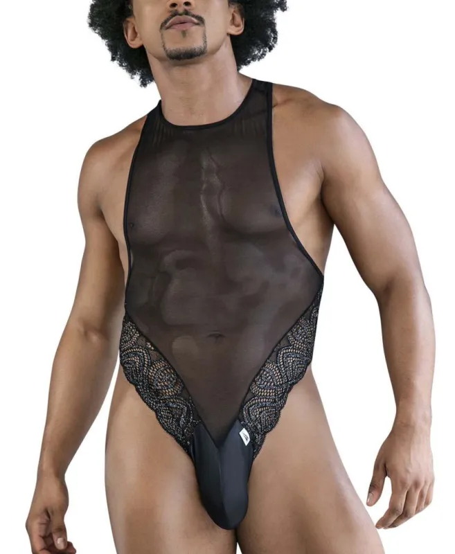 CandyMan Body Dentelle sexy VESPASIO Noir