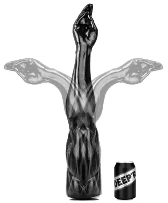 Bras à Fist DEEPR Mega Muscle Fist 65 x 13.5 cm - Noir