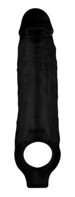Gaine de pénis MIGHTY 15 x 4.5cm Noire