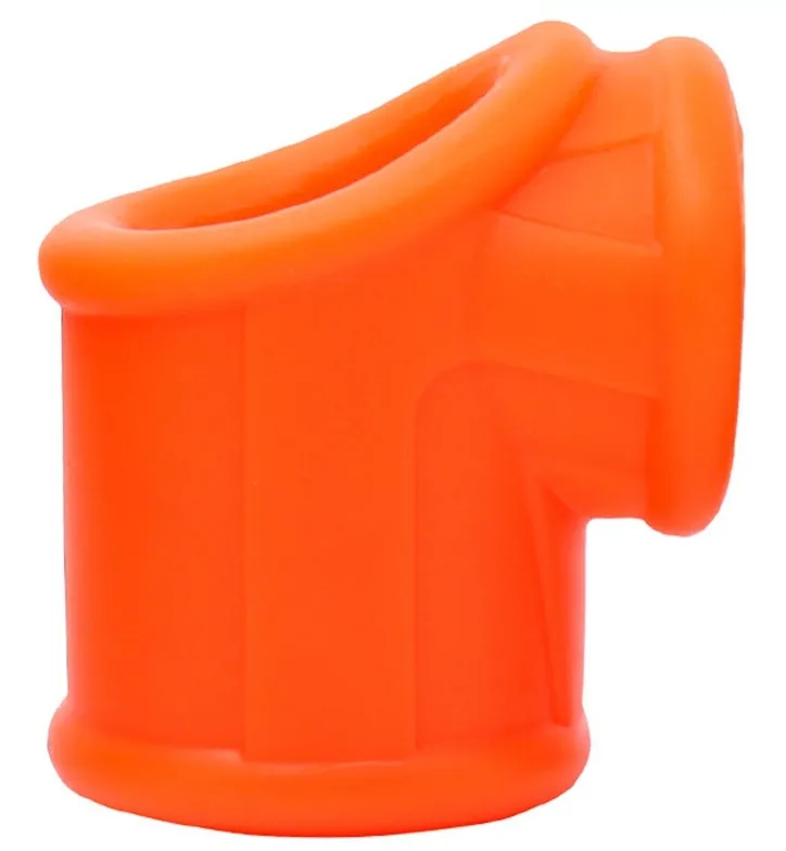 Ballstretcher en silicone COCK BALL Orange