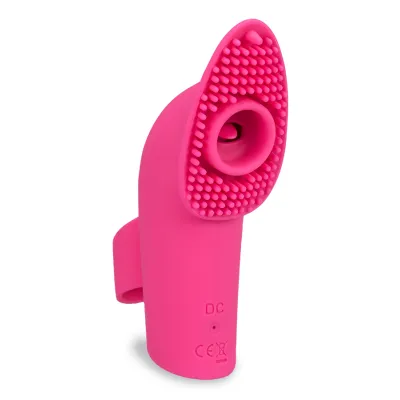 Doigt à langue 10 modes Fingerjob - doigt vibrant - Rose