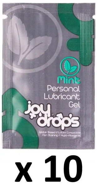 Dosettes individuelles Lubrifiant Arôme Menthe 5mL x10