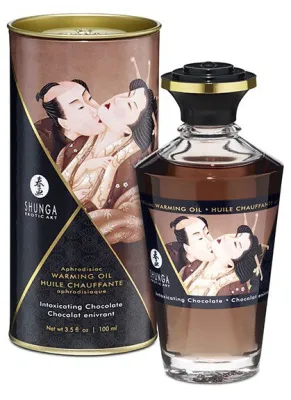 Huile de massage Chauffante Aphrodisiaque - CHOCOLAT Enivrant 100ml