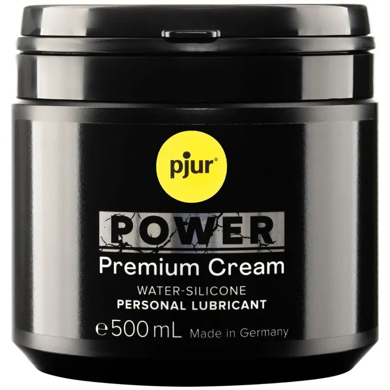 Crème lubrifiante Power Premium eau & silicone 500 ml - Pjur