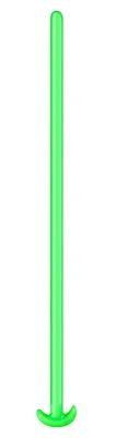 Gode long XXL phosphorescent GIANT SNAKE 100 x 3cm