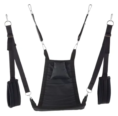 Sling en tissu MYKONOS 4 Points Noir