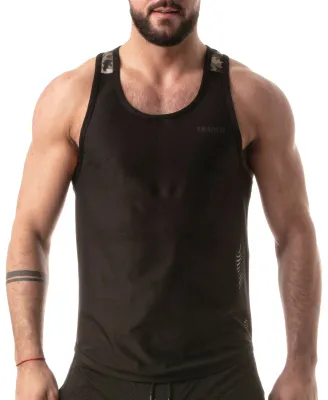 LEADER Débardeur CAMO RACER Noir