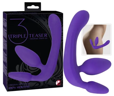 Gode Ceinture Triple Teaser