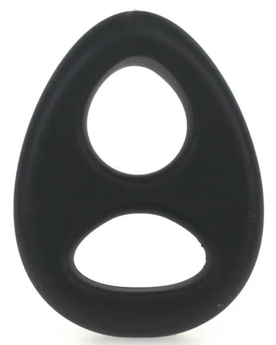 Ballstretcher en silicone HOLE COCK Noir