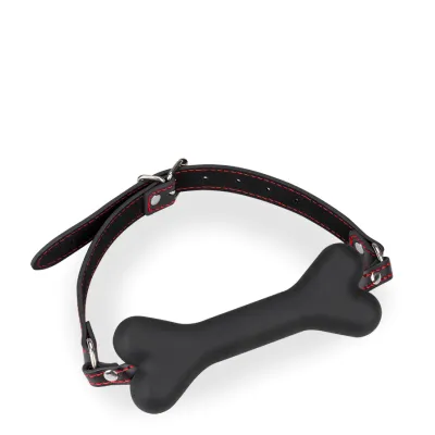 Bâillon os en silicone 12,3cm Puppy Play Kinky