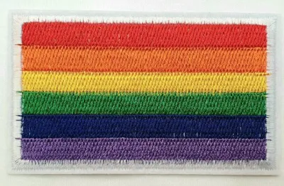 Écusson thermocollant Rainbow 5.5 x 8.5cm