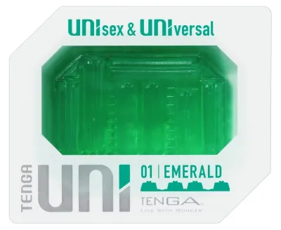 Gaine de masturbation UNI 01 EMERALD Tenga