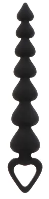 Chapelet anal en silicone HEART BEADS 18 x 3.4cm