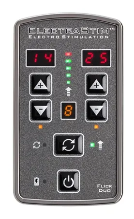 Contrôleur d'électrostimulation ElectraStim FLICK DUO 25 intensités
