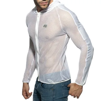 Addicted Veste MESH JACKET Blanche