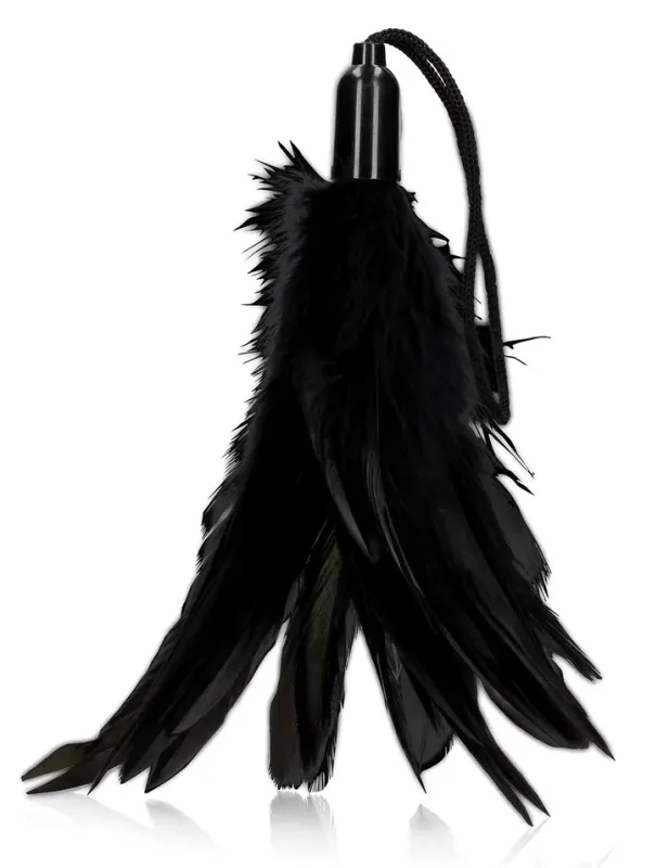 Plumeau FEATHER TICKLER 20cm Noir