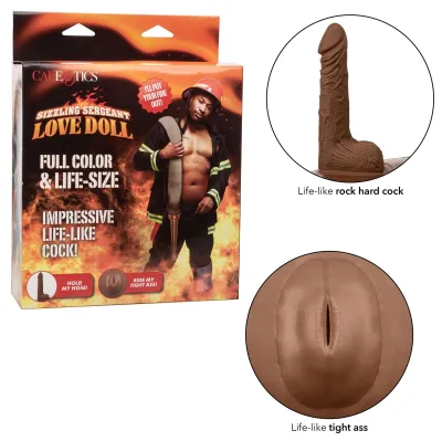 Poupée gonflable Homme SIZZLING SERGEANT Sexe 15cm