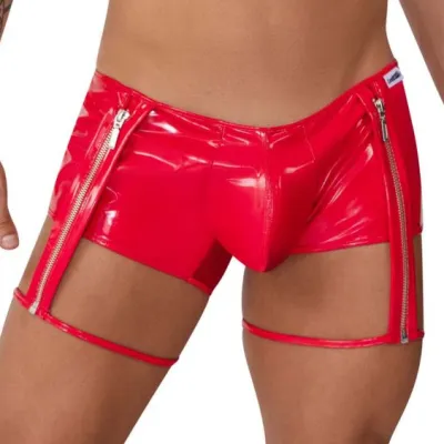 Boxer Porte-Jarretelles LAKSHMI Rouge