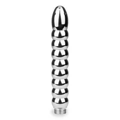Plug chapelet anal enema 9 boules embout de douche