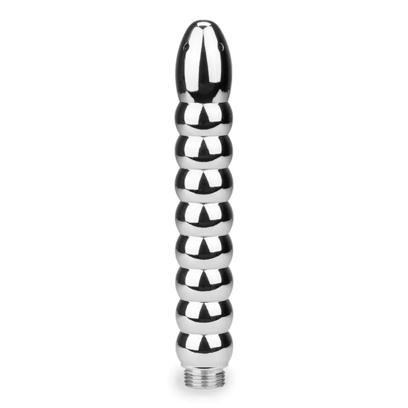 Plug chapelet anal enema 9 boules embout de douche