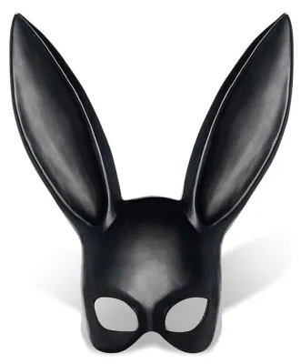 Leg Avenue Masque Rabbit - Noir