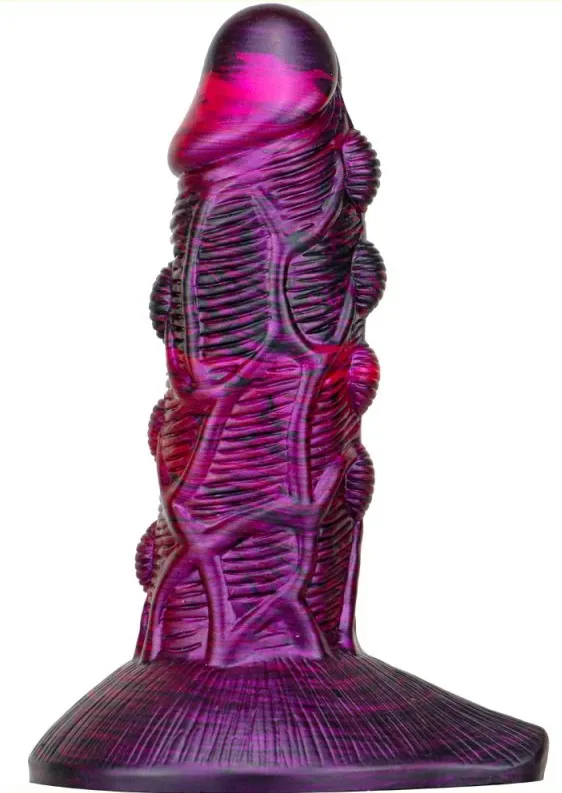 Gode Fantasy BULSTRIX 15 x 5.5cm Violet-Noir