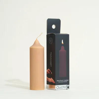 Bougie basse température BDSM de Ouch ! - 12 cm  Chocolat