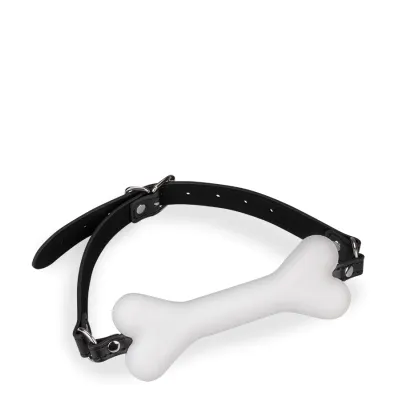 Bâillon os en silicone 15,0cm Puppy Play Kinky