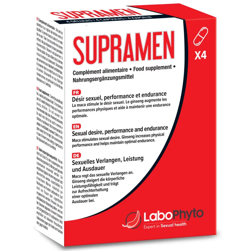 Stimulant SUPRAMEN 4 gélules