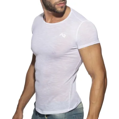 Addicted T-shirt THIN FLAME Blanc
