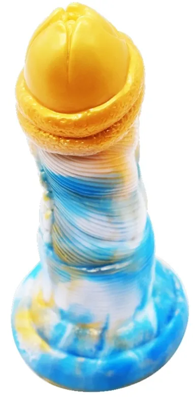 Gode NOX 18 x 6cm Doré-Bleu