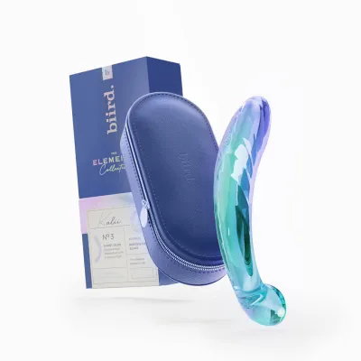 Dildo verre spécial point G Kalii Biird - 18 cm