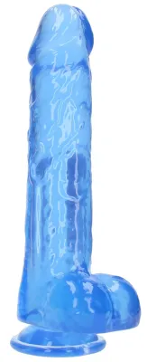 Gode CRYSTAL CLEAR 21 x 5.5cm Bleu