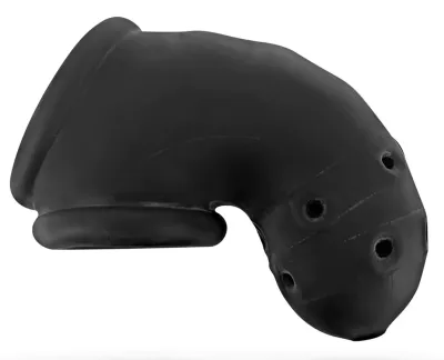 Cage de chasteté Silicone AIRLOCK Oxballs 10 x 2.5 cm Noire