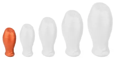 Plug EGG ASS XS 6 x 3.5cm Orange