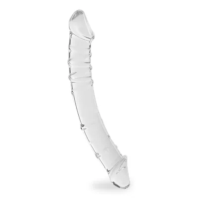 Double gode en verre Mirage gode vaginal ou anal homme ou femme - Crystal