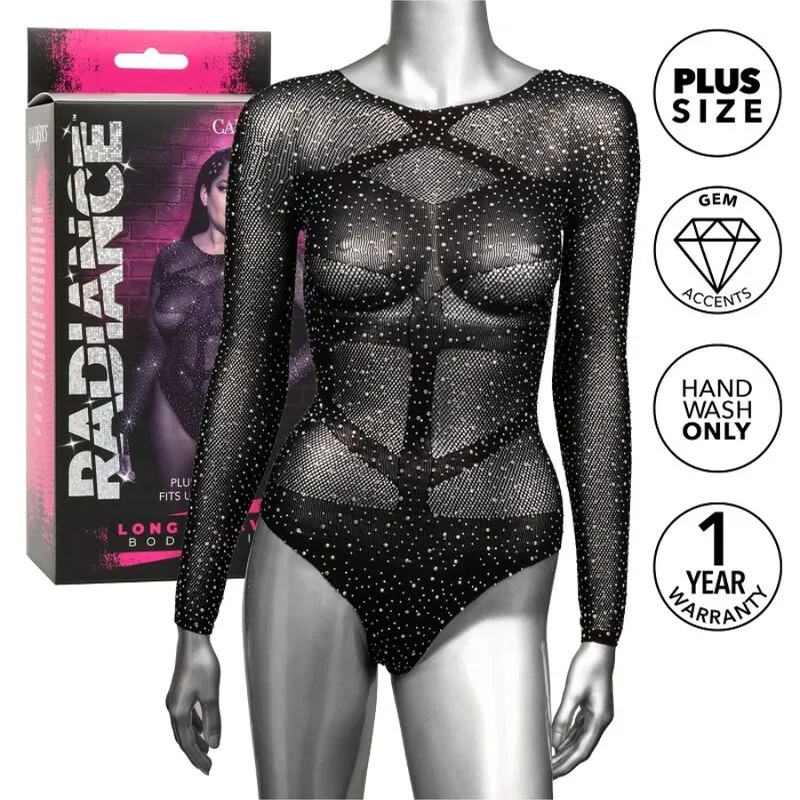 Body Radiance Manches Longues Strass Grande Taille - CalExotics