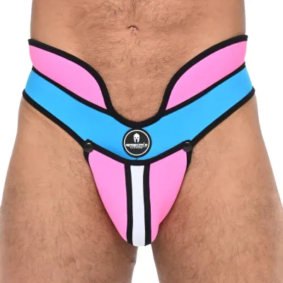 Sparta's Harness Slip Néoprène APOLLO Rose-Bleu