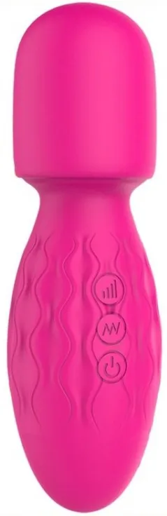 Mini Wand POWER MAGIC 15cm - Tête 42mm Rose