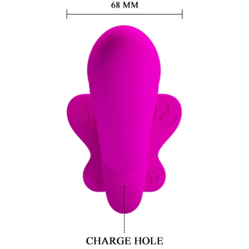 Strap-on Vibrant Double Valérie 12 Vibrations Violet - Pretty Love