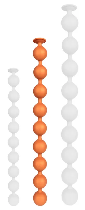 Chapelet anal NOCTY M 55 x 4.5 cm Orange