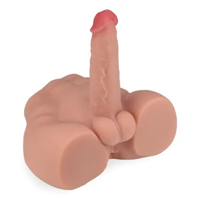 Buste masturbateur masculin avec pénis télescopique 16,0cm Andrew