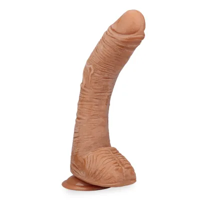 Gode godemichet ventouse courbé réaliste XXL