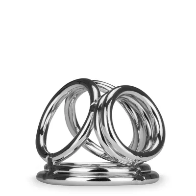 Quadruple anneau en inox Bondy