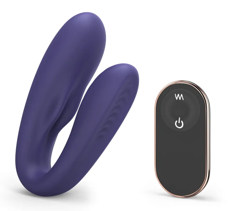 Stimulateur vibrant pour couple MATCH UP Love to Love Indigo