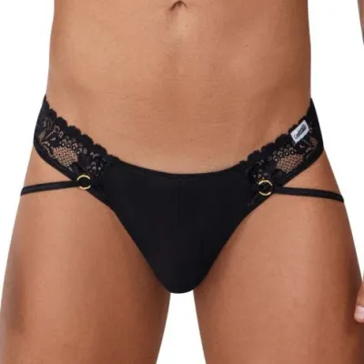 String Sexy Dentelle RATI Noir