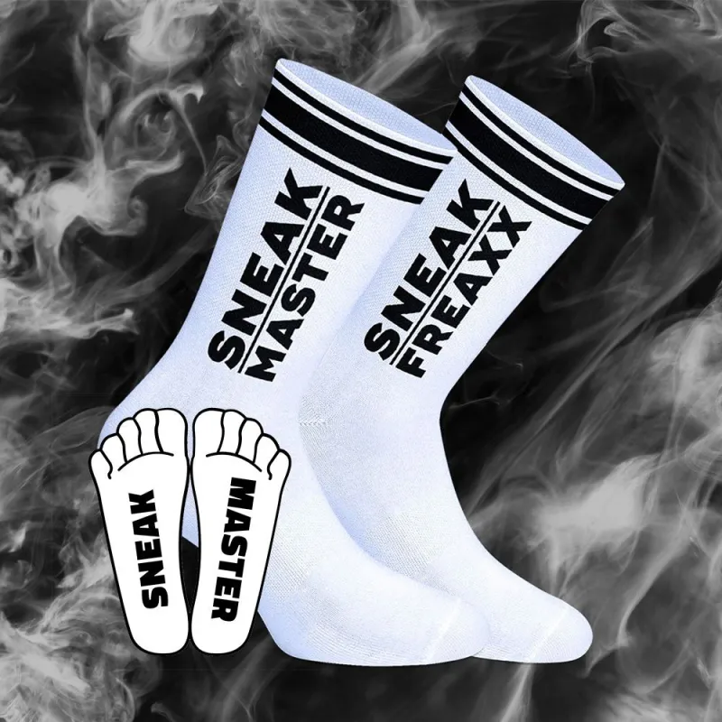 SneakFreaxx Chaussettes SNEAK MASTER Blanc-Noir
